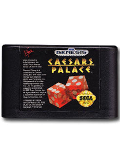 Caesar's Palace Sega Genesis Video Game Cartridge 0052145820135