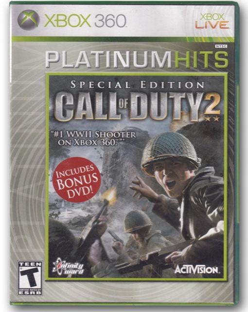 Call Of Duty 2 Platinum Hits Xbox 360 Video Game 047875809376