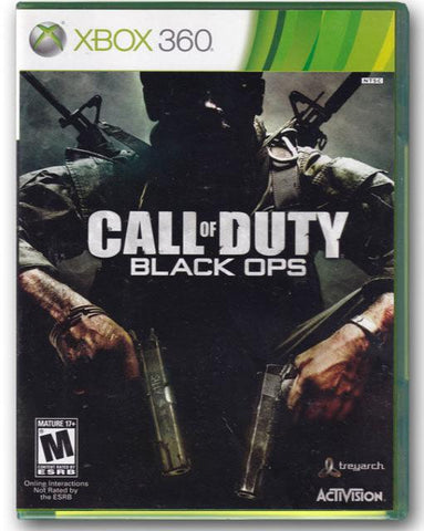 Call Of Duty Black Ops Xbox 360 Video Game 047875840034