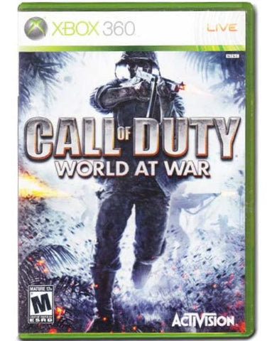 Call Of Duty World At War Xbox 360 Video Game 047875832817