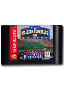 College Football's National Championship Sega Genesis Video Game Cartridge 0010086012279