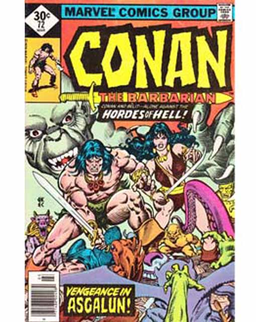 Conan The Barbarian Issue 72 Marvel Comics Back Issues