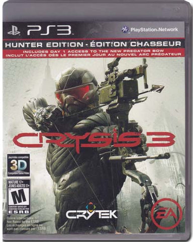 Crysis 3 Hunter Edition Playstation 3 PS3 Video Game