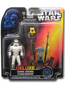 Deluxe Crowd Control Stormtrooper Star Wars Power Of The Force POTF Action Figures