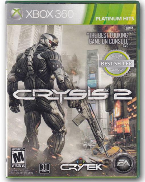 Crysis 2 Platinum Edition Xbox 360 Video Game 014633731620