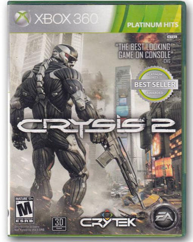 Crysis 2 Platinum Edition Xbox 360 Video Game 014633731620