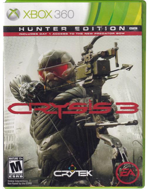 Crysis 3 Hunter Edition Xbox 360 Video Game 014633198119