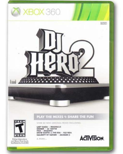 DJ Hero 2 Xbox 360 Video Game 0047875961722