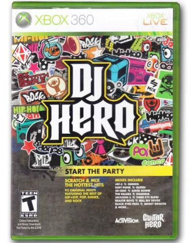 DJ Hero Xbox 360 Video Game 0047875961944