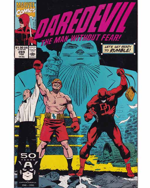 Daredevil The Man Without Fear Issue 289 Vol 1  Marvel Comics Back issues