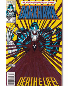 Darkhawk Issue 25 Marvel Comics Back Issues 071486017745
