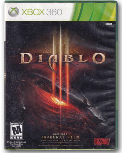 Diablo 3 Xbox 360 Video Game 047875863279