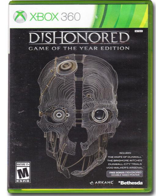 Dishonored Game Of The Year Edition Xbox 360 Video Game 093155118928
