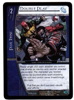 Double Play Infinite Crisis Marvel DC VS. Trading Card