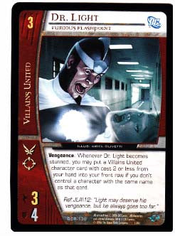 Dr. Light Infinite Crisis Marvel DC VS. Trading Card