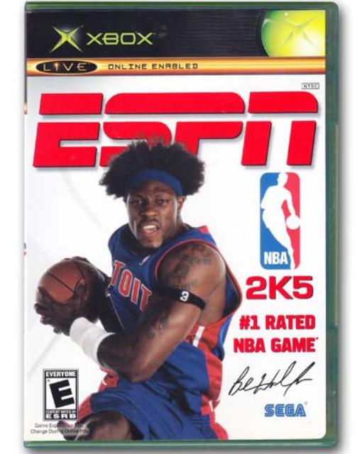 ESPN NBA 2K5  XBOX Video Game 710425296178