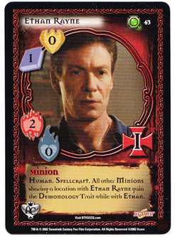 Ethan Rayne Base Buffy The Vampire Angel's Curse Trading Cards