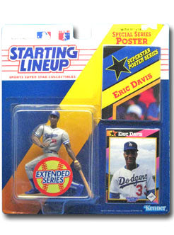 Eric Davis 1992 Starting Lineup Carded Action Figure