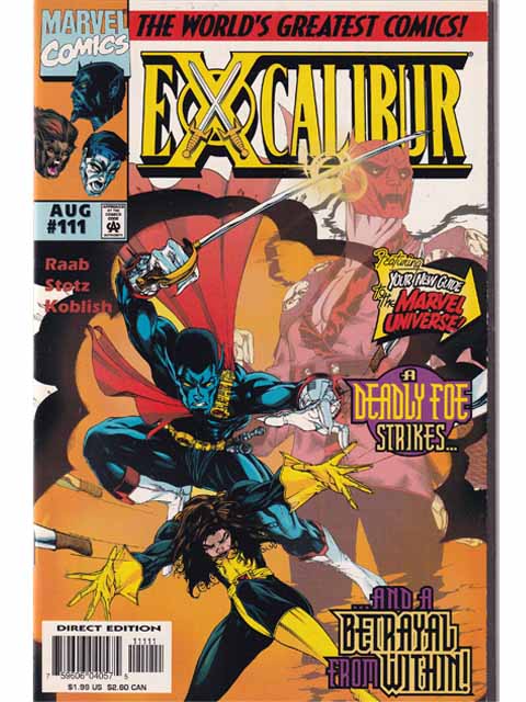 Excalibur Issue 111 Marvel Comics Back Issues  759606040575