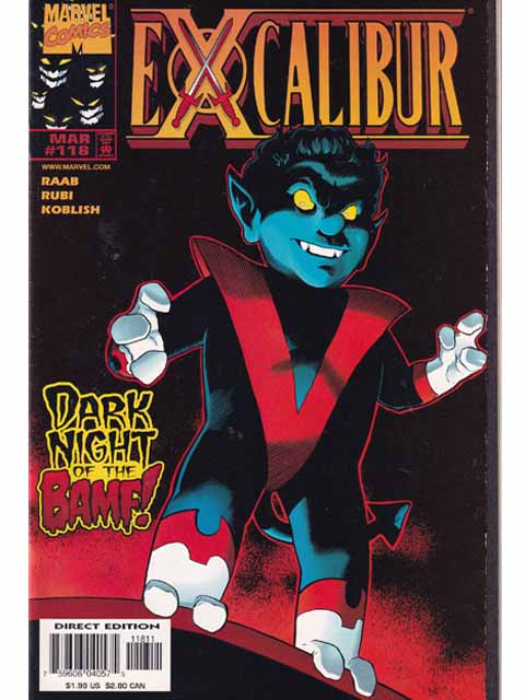 Excalibur Issue 118 Marvel Comics Back Issues 759606040575