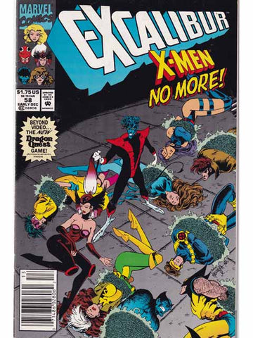 Excalibur Issue 58 Marvel Comics Back Issues