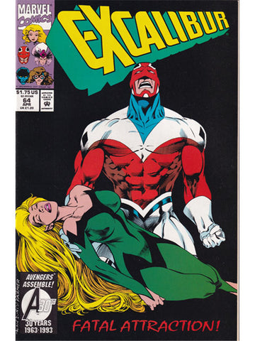 Excalibur Issue 64 Marvel Comics Back Issues 071486025306