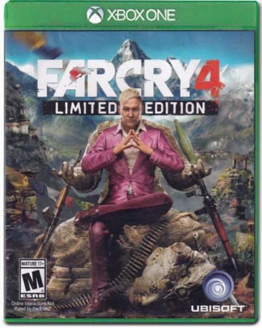 Far Cry 4 Limited Edition 1 XBox One Video Game 887256300746