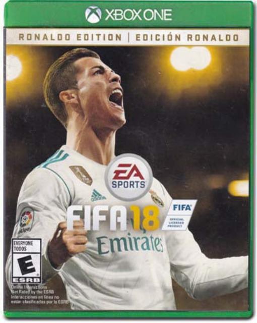 Fifa 18 Ronaldo Edition XBox One Video Game 014633737486