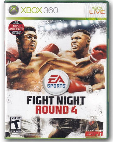 Fight Night Round 4 Xbox 360 Video Game 014633155839