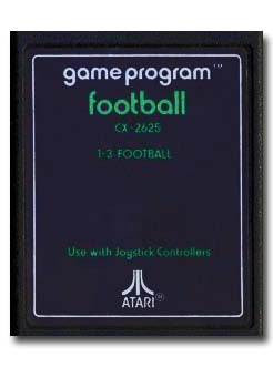 Football (Text Version) Atari 2600 Video Game Cartridge
