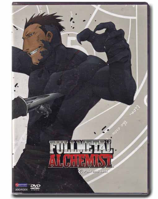 Full Metal Alchemist Volume 9 Pain And Lust Anime DVD Movie 704400081521