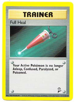 Full Heal Base Set 2 Pokemon Trading Card