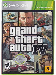 Grand Theft Auto 4 Platinum Hits Edition Xbox 360 Video Game 710425390128