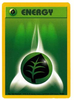 Grass Energy Base Set Pokemon Trading Card