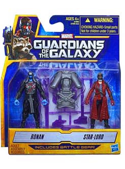 Star Lord And Ronan Guardians Of The Galaxy Marvel Universe Action Figures 2 Pack