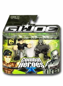 General Hawk VS Cobra Viper G.I. Joe Combat Heroes Action Figures