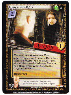 Henchmen-R-Us Buffy The Vampire Slayer Angel's Curse Trading Cards Base Buffy The Vampire Slayer Angel's Curse Trading Cards