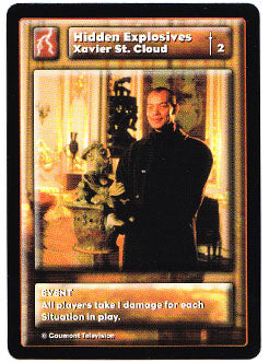 Hidden Explosives Xavier St. Cloud Highlander The Watchers Chronicles Trading Cards