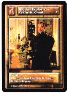 Hidden Explosives Xavier St. Cloud Highlander The Watchers Chronicles Trading Cards