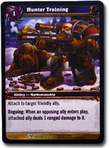 Hunter Trainer 37 March Of The Legion World Of Warcraft Trading Card