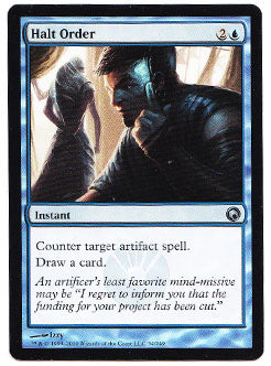 Halt Order Scars Of Mirrodin Uncommon Magic The Gathering Trading Card