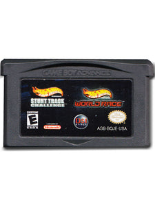 Hotwheels Stunt Track Challenge/World Racer Combo Nintendo Game Boy Advance Video Game Cartridge