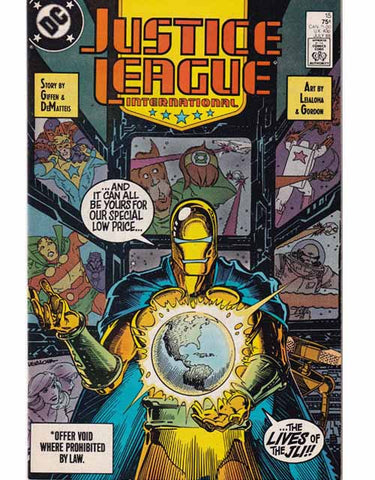 Justice League International Issue 15 DC Comics