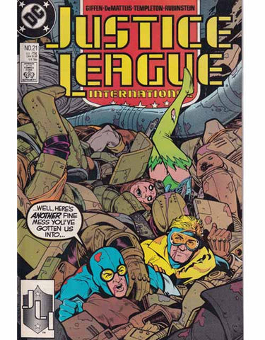 Justice League International Issue 21 DC Comics
