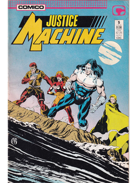 Justice Machine Issue 5 Comico Comics Back Issues
