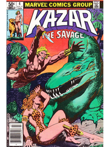 Kazar The Savage Issue 4 Marvel Comics Back Issues