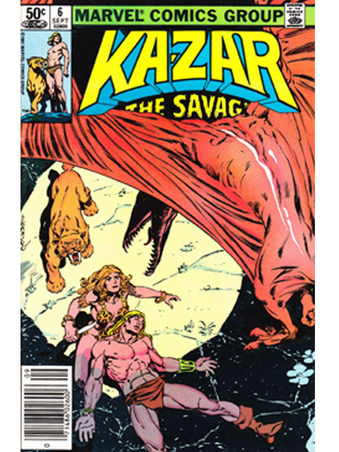 Kazar The Savage Issue 6 Marvel Comics Back Issues