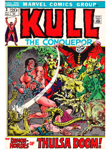 Kull The Conqueror Issue 3 Marvel Comics Back Issues