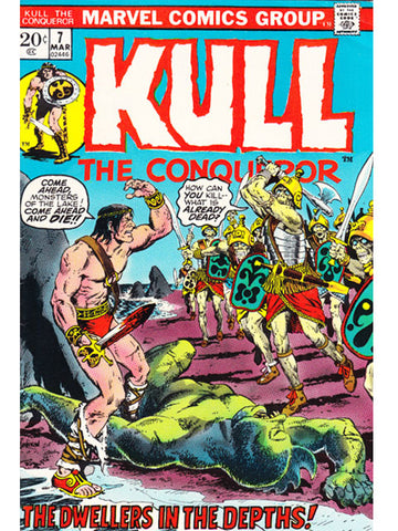 Kull The Conqueror Issue 7 Marvel Comics Back Issues