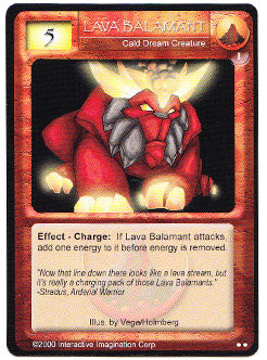 Lava Balamant Magi Nation First Edition Base Set Trading Cards